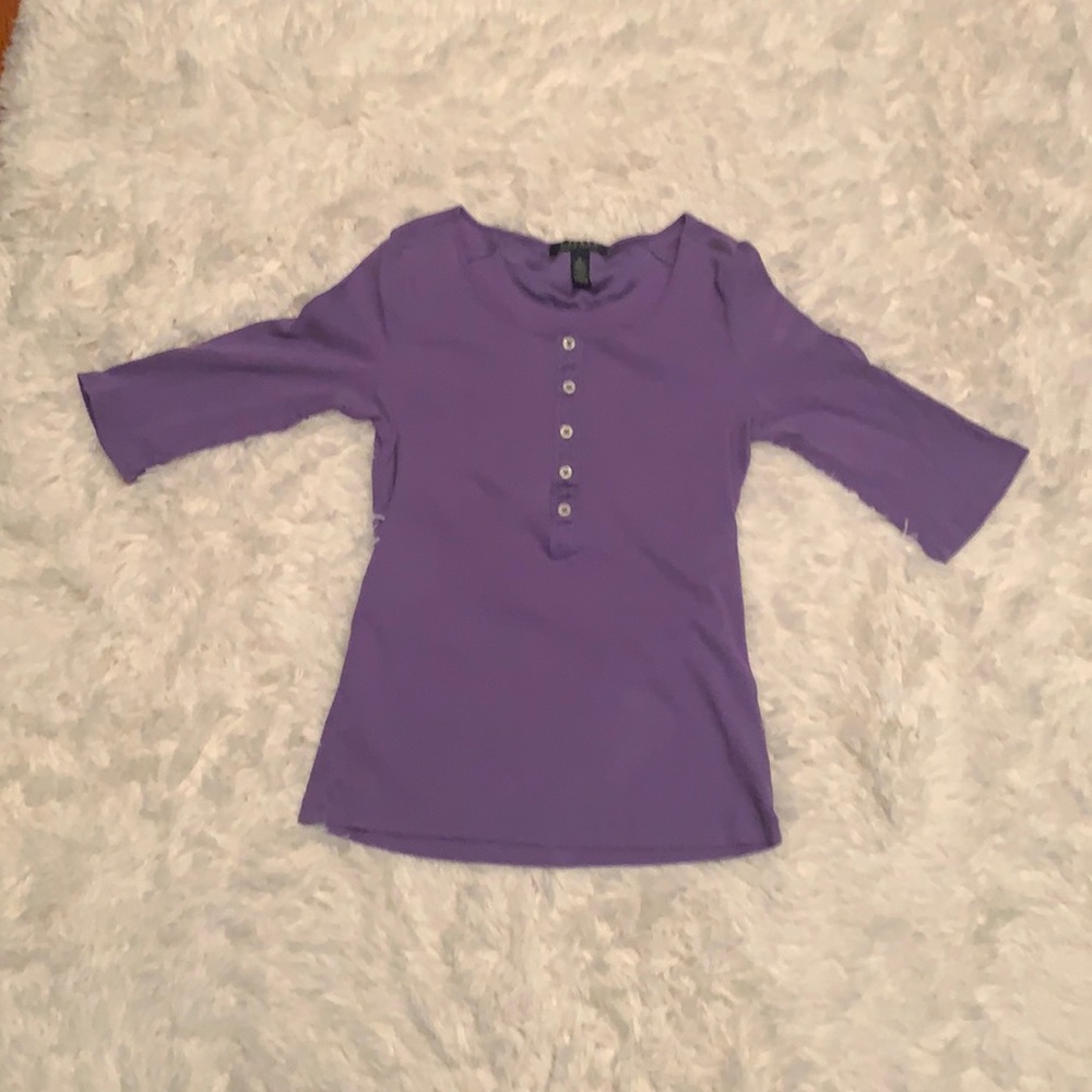 Lauren Ralph Lauren tee size M the sleeves roll up